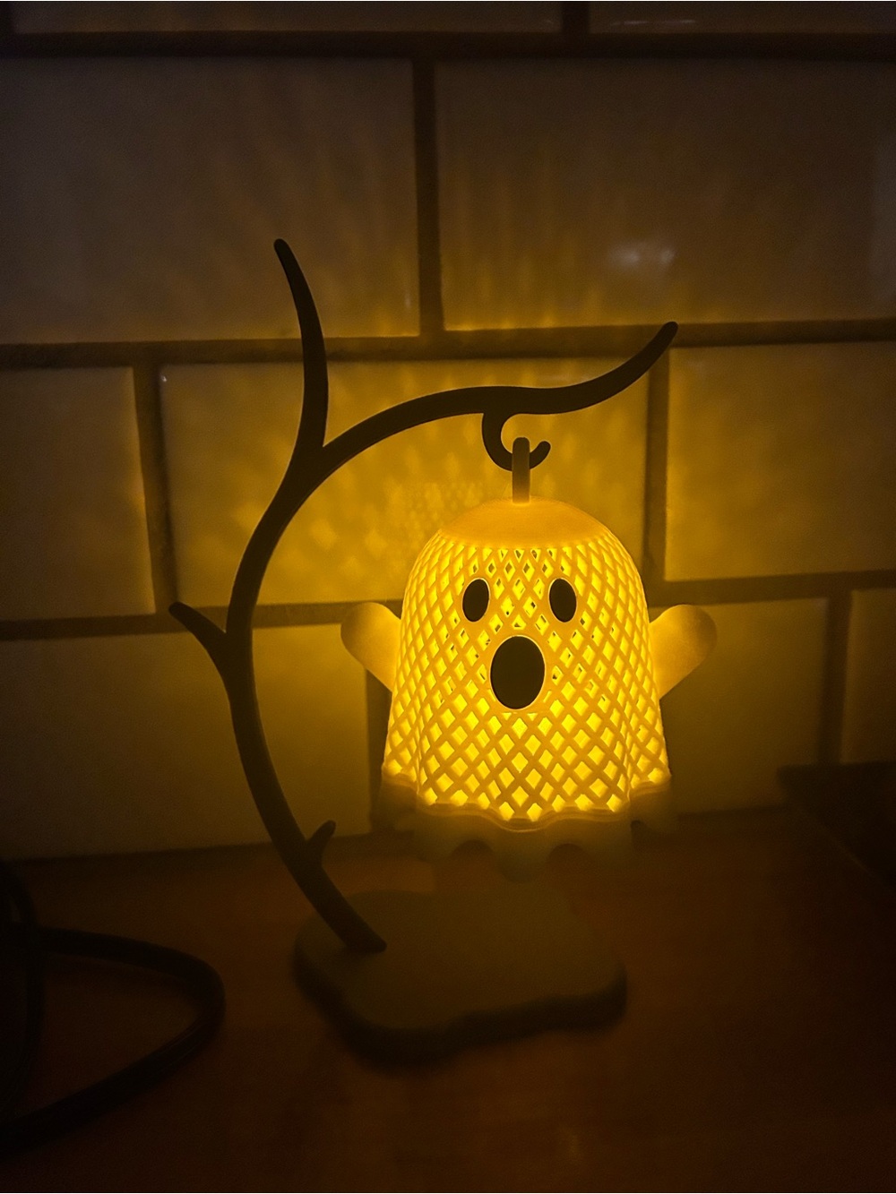 Whimsical Ghost Halloween Lantern